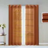 Homezia Set Of Two 84" Rust Solid Modern Window Panels
