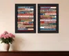 Homezia Set Of Two America Proud I Black Framed Print Wall Art