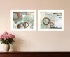 Homezia Set Of Two Balance This I And Ii 1 White Framed Print Wall Art