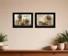 Homezia Set Of Two Blessed Gathering 2 Black Framed Print Kitchen Wall Art