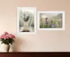 Homezia Set Of Two Bloom Where You Are Planted 1 White Framed Print Wall Art