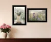 Homezia Set Of Two Bloom Where You Are Planted 2 Black Framed Print Wall Art
