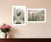 Homezia Set Of Two Bloom Where You Are Planted 3 White Framed Print Wall Art