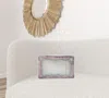Homezia Set Of Two Blush Natural Sheepskin Lumbar Pillows