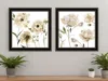 Homezia Set Of Two Brittany I And Sea Ii 2 Black Framed Print Wall Art
