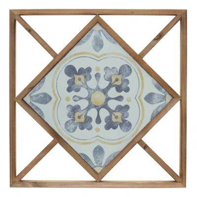 Homezia Set Of Two Brown Wall Decor