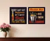 Homezia Set Of Two Bucket List Black Framed Print Wall Art