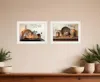 Homezia Set Of Two By Grace 4 White Framed Print Kitchen Wall Art
