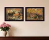Homezia Set Of Two Call Of The Wild 2 Black Framed Print Wall Art