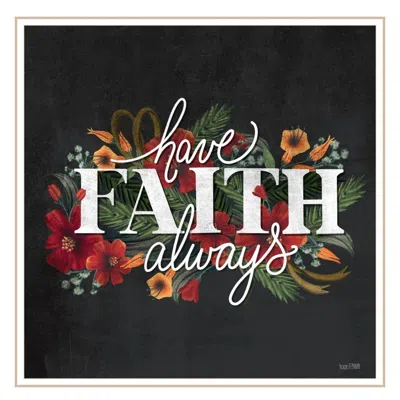 Homezia Set Of Two Cherish And Have Faith 3 White Framed Print Wall Art