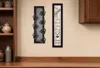 Homezia Set Of Two Come On In With Seven Peg Mug Rack 2 Black Framed Print Kitchen Wall Art