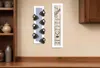 Homezia Set Of Two Come On In With Seven Peg Mug Rack 3 White Framed Print Kitchen Wall Art