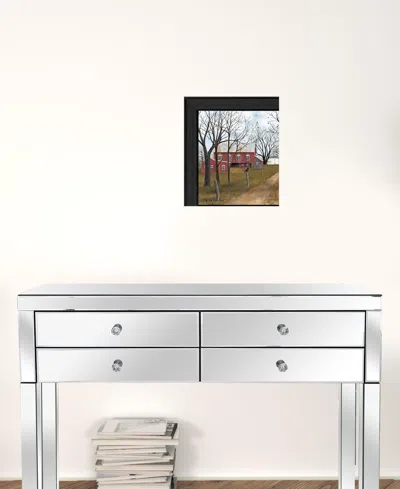 Homezia Set Of Two Country Roads 3 Black Framed Print Wall Art