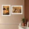 Homezia Set Of Two Daffodils And Cider 1 White Framed Print Bathroom Wall Art