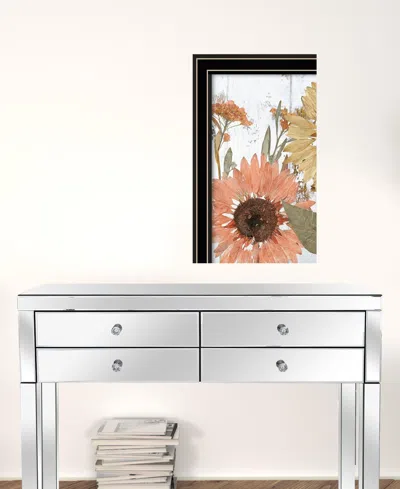 Homezia Set Of Two Earth To Petals 1 Black Framed Print Wall Art