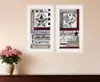 Homezia Set Of Two Family Wisdom 1 White Framed Print Wall Art