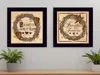 Homezia Set Of Two Family Wisdom Ii Black Framed Print Wall Art