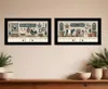 Homezia Set Of Two Farm Fresh 2 Black Framed Print Wall Art