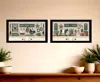 Homezia Set Of Two Farm Fresh 3 Black Framed Print Wall Art