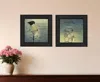 Homezia Set Of Two Glass Jars Black Framed Print Kitchen Wall Art