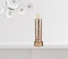 Homezia Set Of Two Gold Tabletop Pillar Candle Holders
