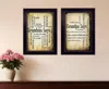 Homezia Set Of Two Grandparents Black Framed Print Wall Art