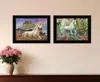 Homezia Set Of Two Home Grown 3 Black Framed Print Wall Art