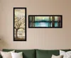 Homezia Set Of Two I Met You Or Living Your Dreams 1 Black Framed Print Wall Art