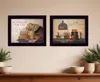 Homezia Set Of Two Keepsake Treasures Black Framed Print Wall Art