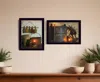 Homezia Set Of Two Let Your Light Shine 3 Black Framed Print Wall Art