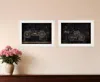 Homezia Set Of Two Motor Bike Patent I And Ii 1 White Framed Print Wall Art