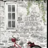Homezia Set Of Two Romantic Bicycles 2 Black Framed Print Wall Art