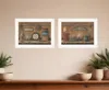 Homezia Set Of Two Shelf Treasures 1 White Framed Print Wall Art