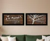 Homezia Set Of Two Spread Your Wings 2 Black Framed Print Wall Art