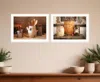 Homezia Set Of Two The Nail Keg 4 White Framed Print Wall Art