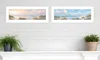 Homezia Set Of Two The Seascape 1 White Framed Print Wall Art