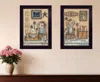 Homezia Set Of Two Where Family And Friends Gather Ii 1 Black Framed Print Wall Art