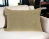 Homezia Shimmering Metallic Gold Beaded Luxury Throw Pillow