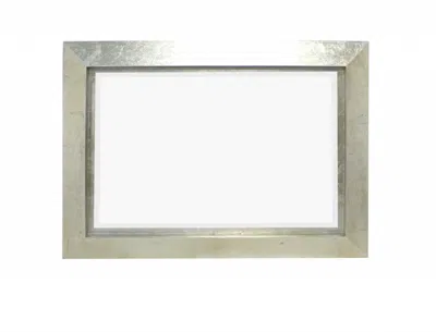 Homezia Silver Rectangle Accent Metal Mirror