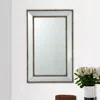 Homezia Silver Rectangle Accent Mirror