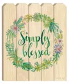 Homezia Simply Blessed Unframed Print Wall Art