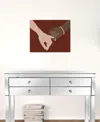 Homezia Small Friendship Promise Canvas Wall Art