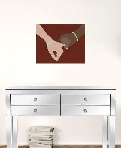 Homezia Small Friendship Promise Canvas Wall Art