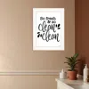 Homezia So Clean Clean 1 White Framed Print Bathroom Wall Art