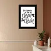 Homezia So Clean Clean 2 Black Framed Print Bathroom Wall Art