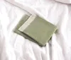 Homezia Soft Olive Green Links Pattern Throw Blanket