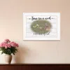 Homezia Some See A Weed 1 White Framed Print Wall Art