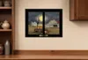 Homezia Spooky Harvest Moon 7 Black Framed Print Kitchen Wall Art