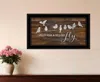 Homezia Spread Your Wings And Fly 2 Black Framed Print Wall Art