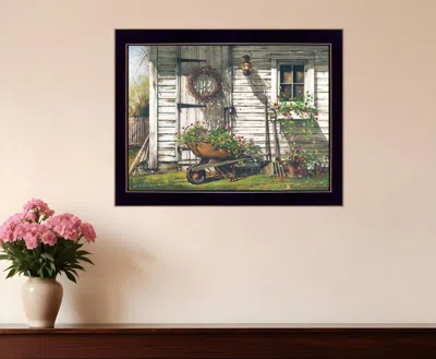Homezia Spring Cleaning 4 Black Framed Print Wall Art